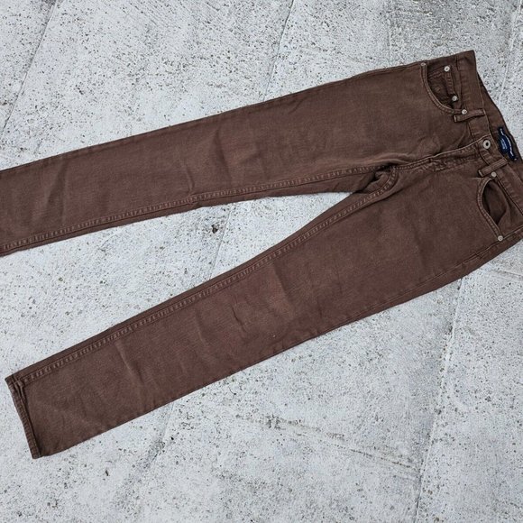 Ralph Lauren Sport Women Jeans Brown Cotton Denim Slim Jeans Size 28 - Picture 2 of 9